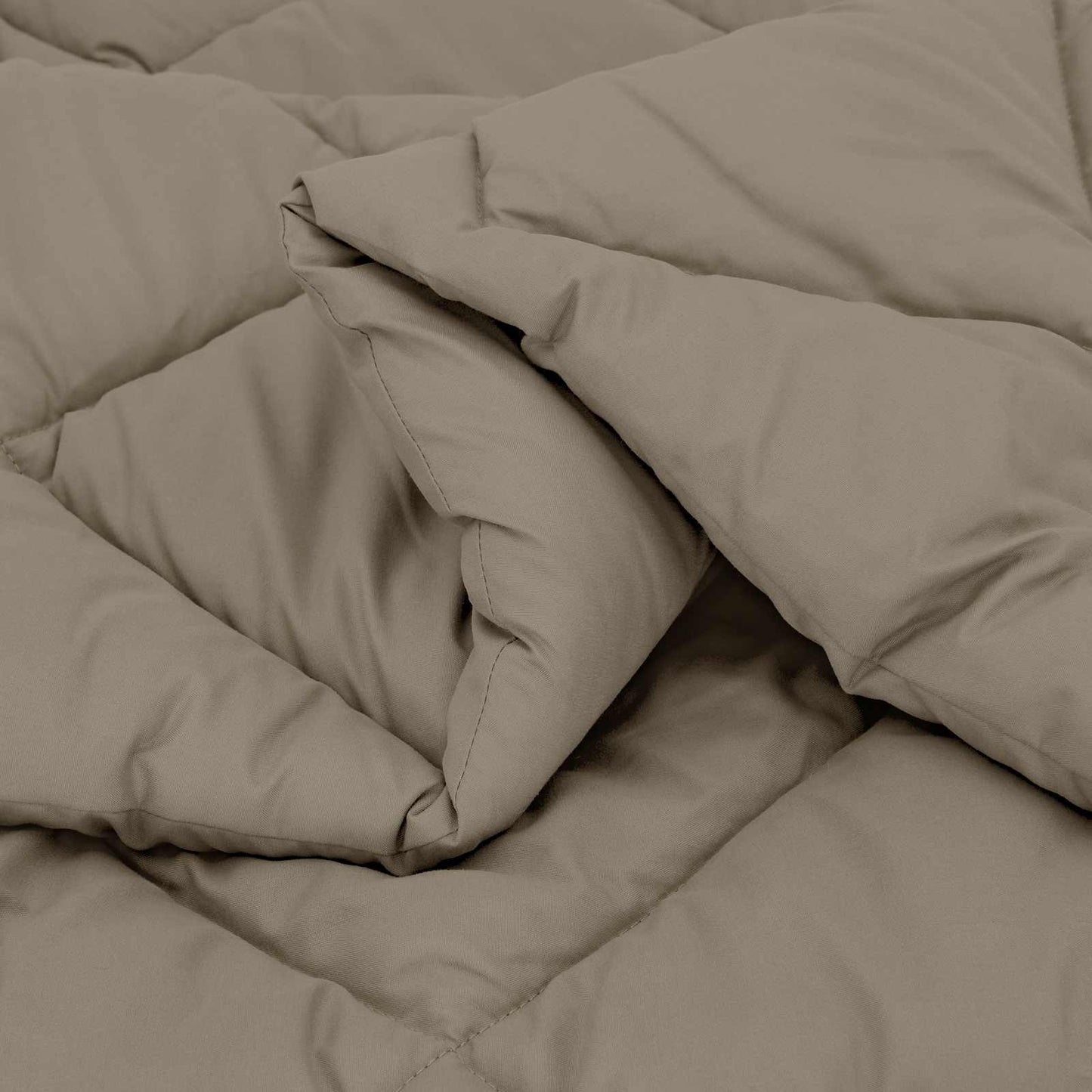 Duvet Invernale Grigio chiaro 200 x 155 cm Microfibra