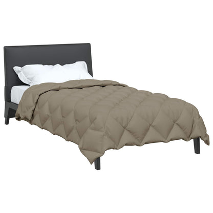 Duvet Invernale Grigio chiaro 220 x 140 cm Microfibra