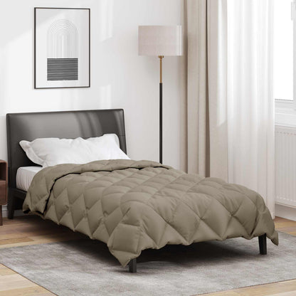 Duvet Invernale Grigio chiaro 220 x 155 cm Microfibra