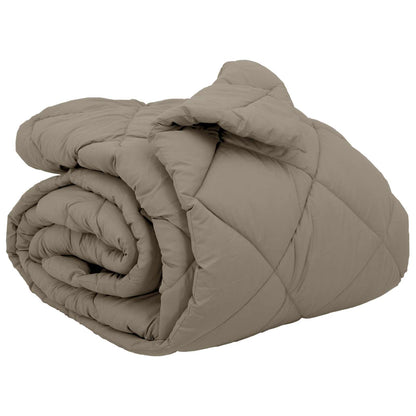 Duvet Invernale Grigio chiaro 220 x 240 cm Microfibra