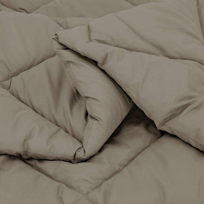 Duvet Invernale Grigio chiaro 220 x 260 cm Microfibra