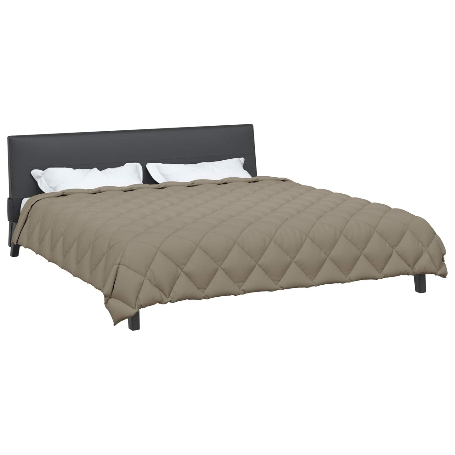 Duvet Invernale Grigio chiaro 240 x 260 cm Microfibra