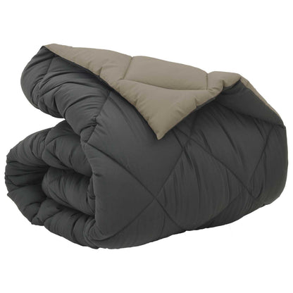 Duvet Invernale Grigio chiaro e Antracite 200 x 140 cm
