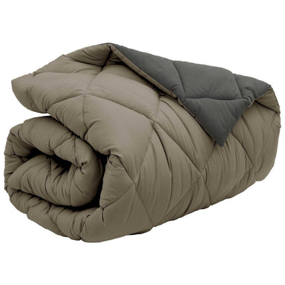 Duvet Invernale Grigio chiaro e Antracite 200 x 140 cm