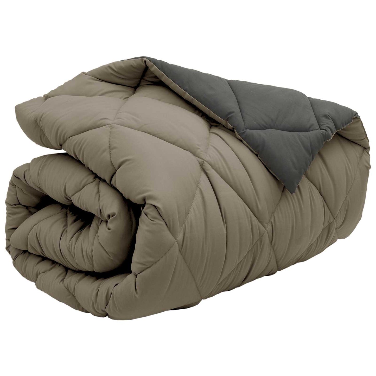 Duvet Invernale Grigio chiaro e Antracite 200 x 155 cm