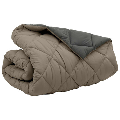 Duvet Invernale Grigio chiaro e Antracite 200 x 200 cm