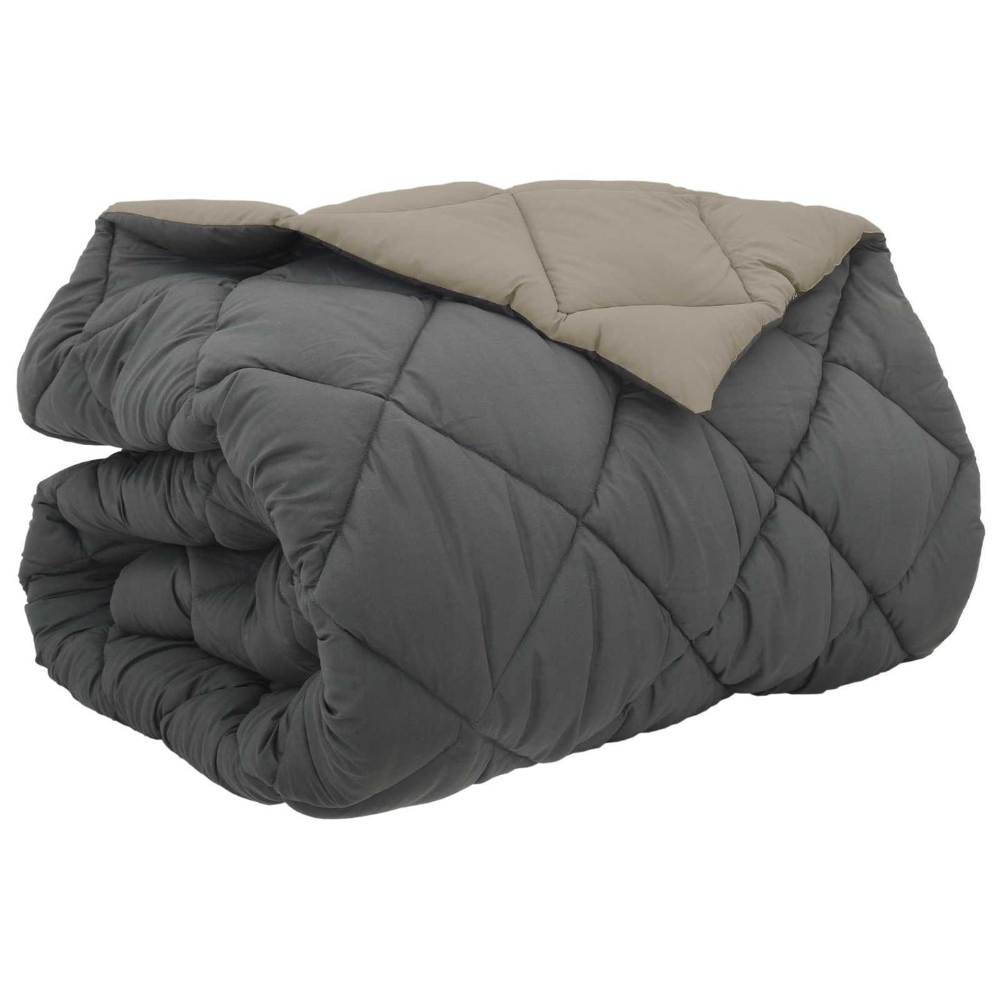 Duvet Invernale Grigio chiaro e Antracite 240 x 260 cm
