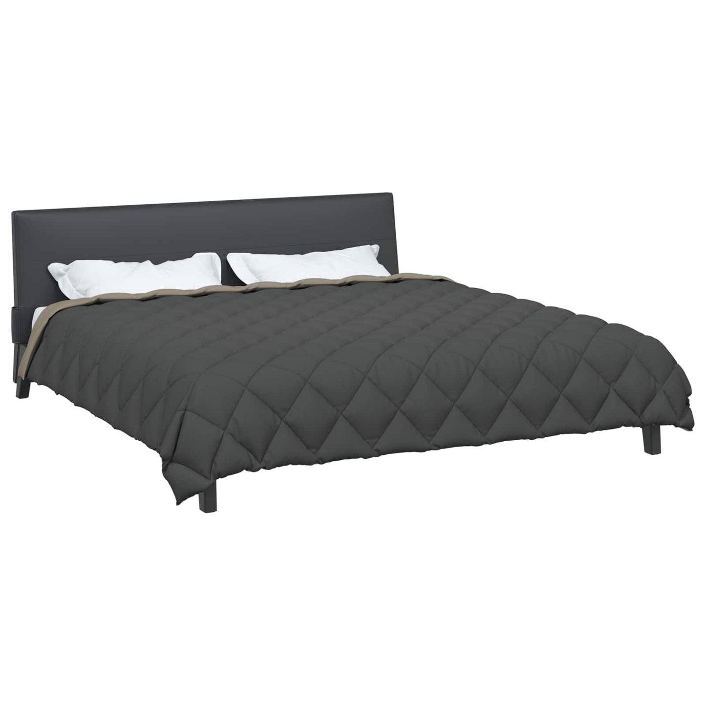 Duvet Invernale Grigio chiaro e Antracite 240 x 260 cm