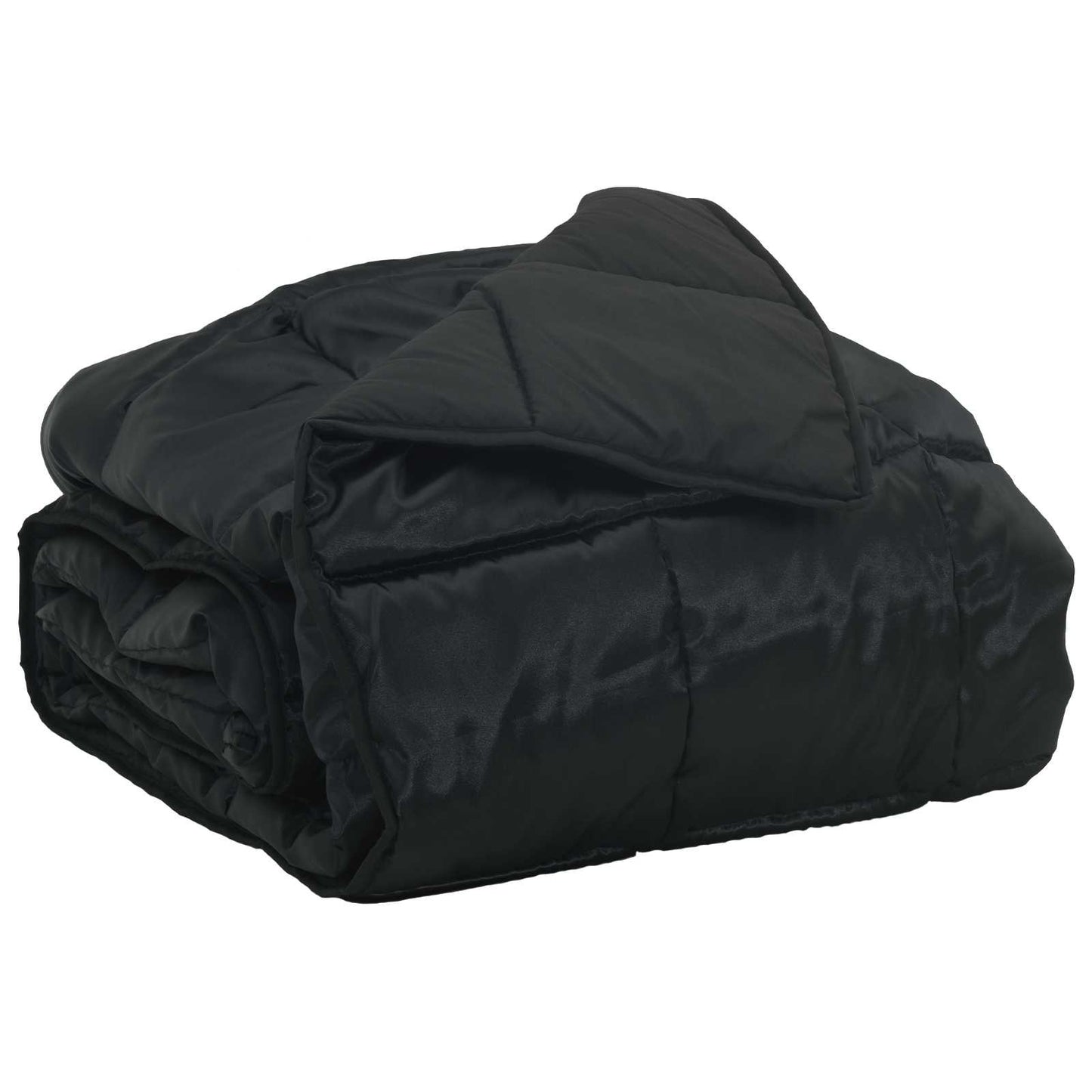 Duvet Estivo Nero 200 x 140 cm Satin e Micropile