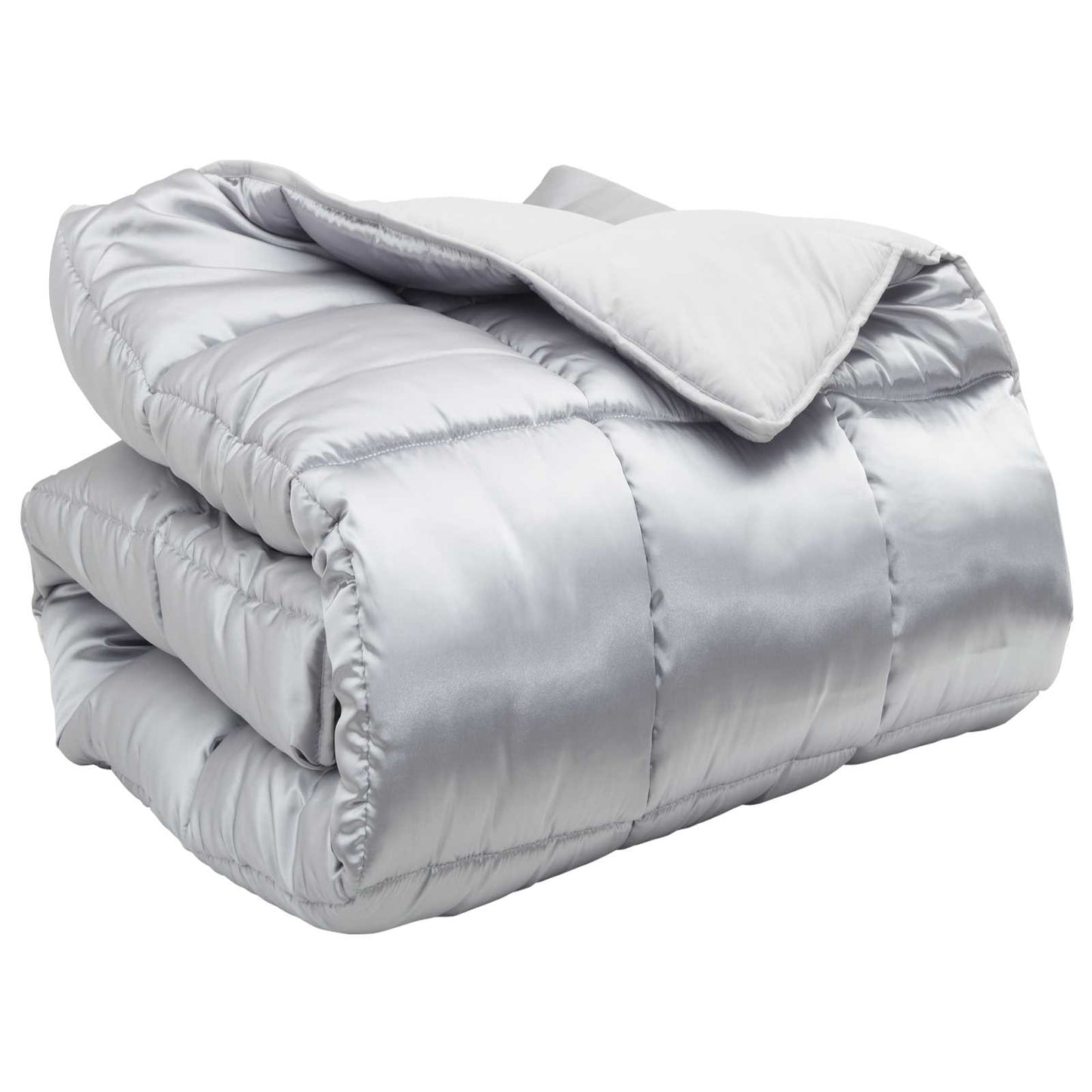Duvet Invernale Argento 155 x 220 cm Satin e Micropile