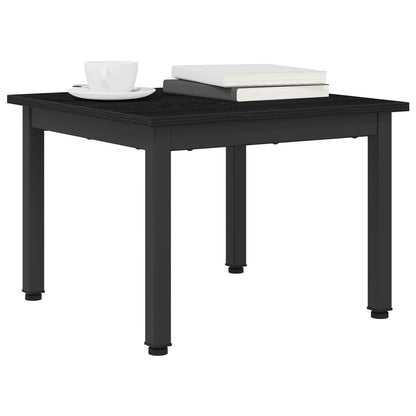 Tavolino da salotto Rovere Nero 50 x 50 x 36 cm