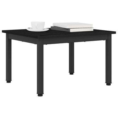 Tavolino da salotto Rovere Nero 60 x 50 x 36 cm
