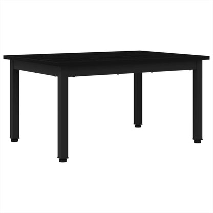 Tavolino da salotto Rovere Nero 70 x 50 x 36 cm