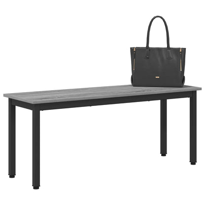 panchina Grigio Sonoma 110 x 35 x 45 cm Legno multistrato