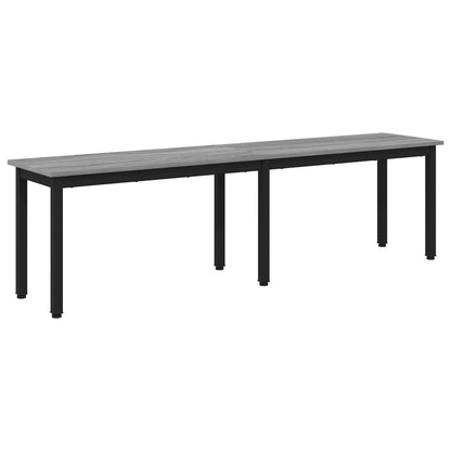panchina Grigio Sonoma 160 x 35 x 45 cm Legno multistrato