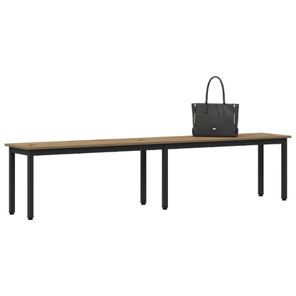 panchina Rovere Artigianale 200 x 35 x 45 cm Legno multistrato