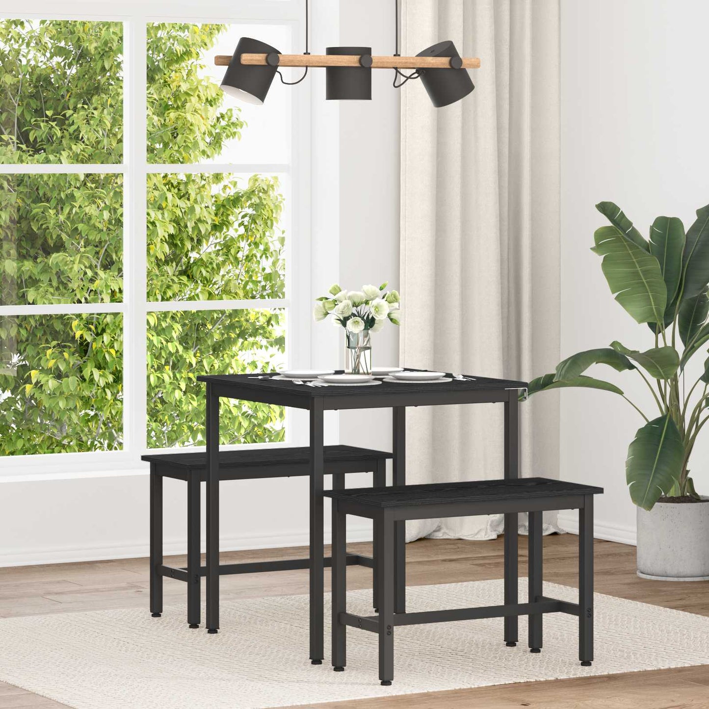 Tavoli da pranzo 70 x 70 x 75 cm METALLO