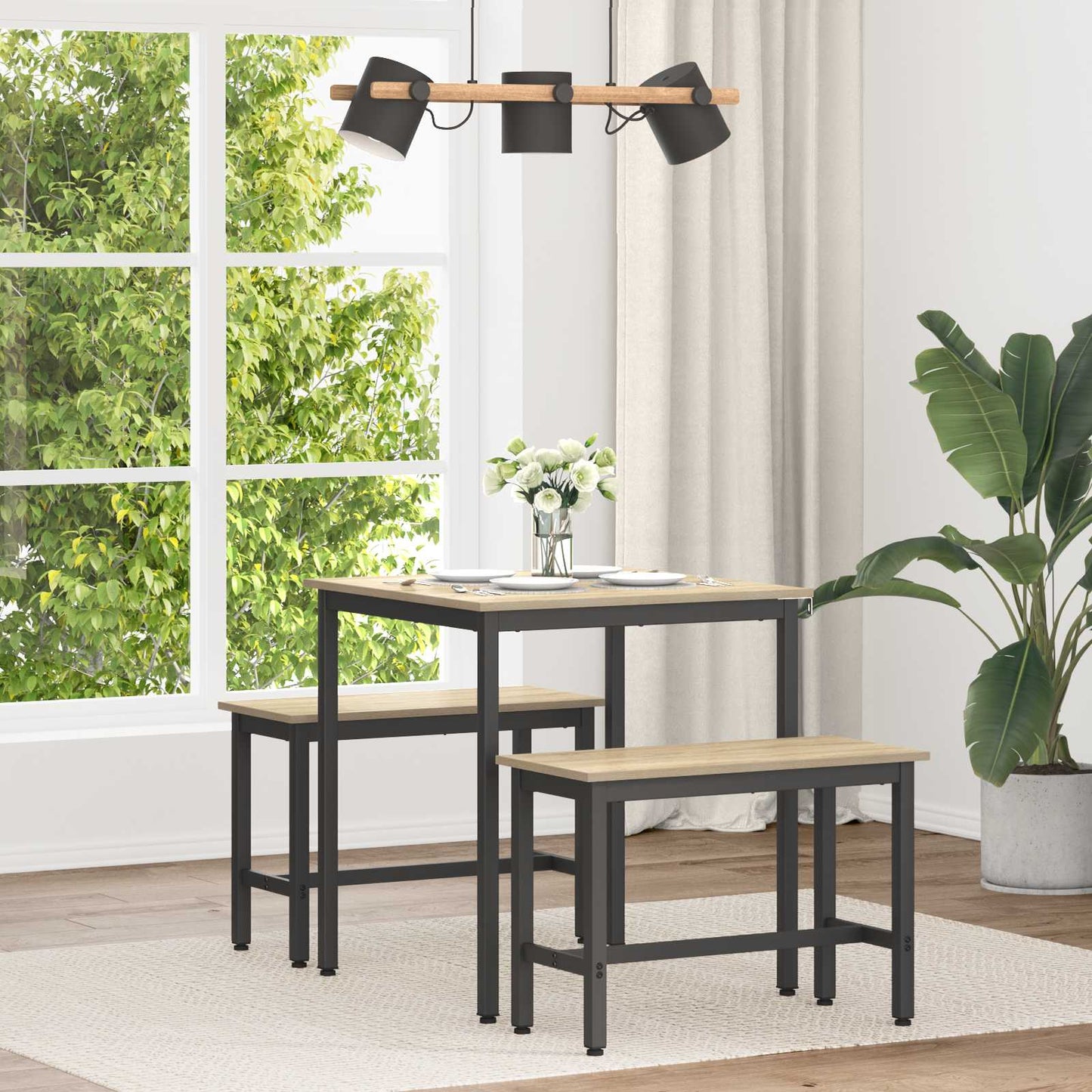 Tavoli da pranzo 70 x 70 x 75 cm METALLO