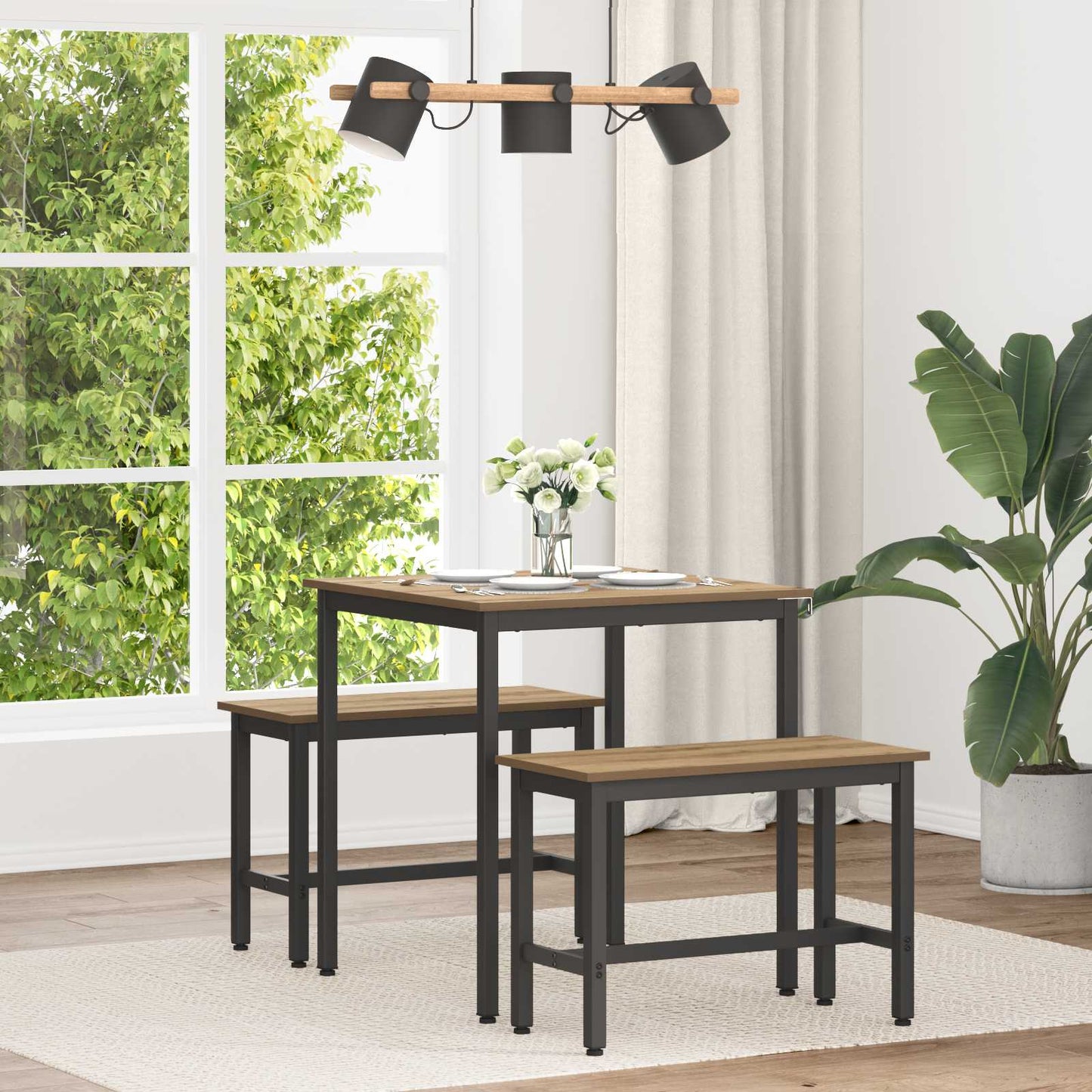 Tavoli da pranzo 70 x 70 x 75 cm METALLO