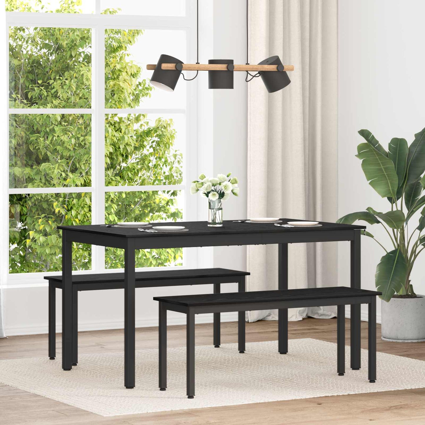 Tavoli da pranzo 140 x 80 x 75 cm METALLO
