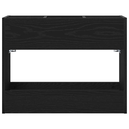 Supporto per Ombrellone Rovere Nero 65 x 24 x 50 cm