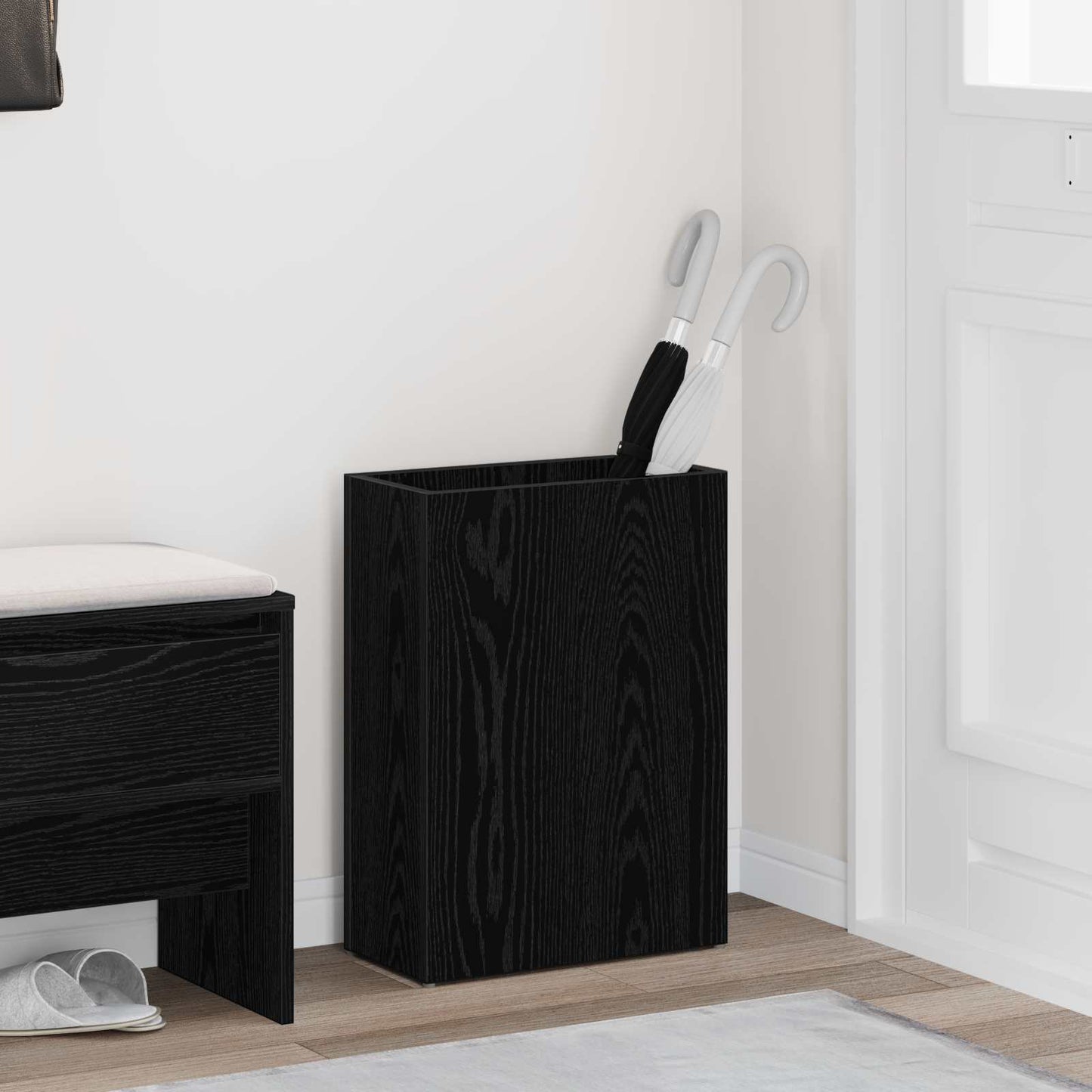 Supporto per Ombrellone Rovere Nero 40 x 20 x 55,5 cm