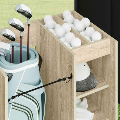 Armadio per Golf con ruota Rovere Sonoma 65 x 45 x 98 cm