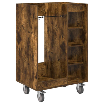 Armadio per Golf con ruota Rovere fumÃ© 65 x 45 x 98 cm