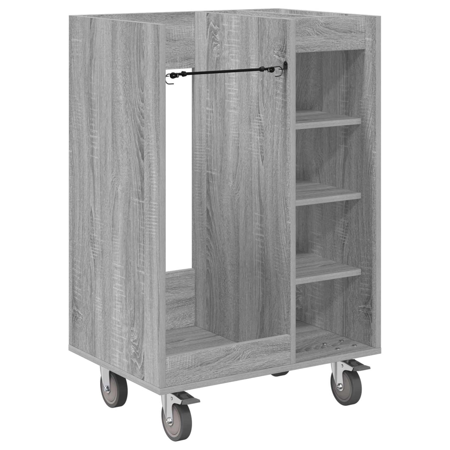 Armadio per Golf con ruota Grigio Sonoma 65 x 45 x 98 cm