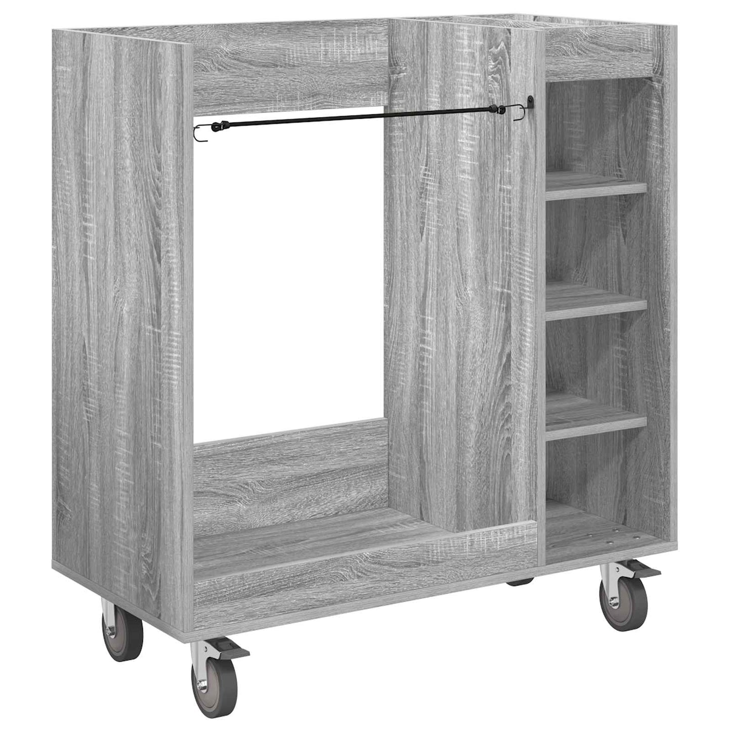 Armadio per Golf con ruota Grigio Sonoma 90 x 45 x 98 cm