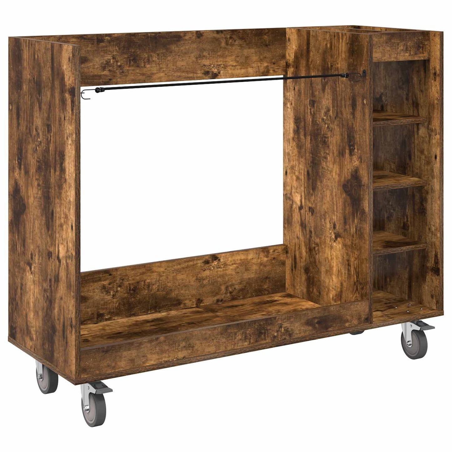 Armadio per Golf con ruota Rovere fumÃ© 120 x 45 x 98 cm