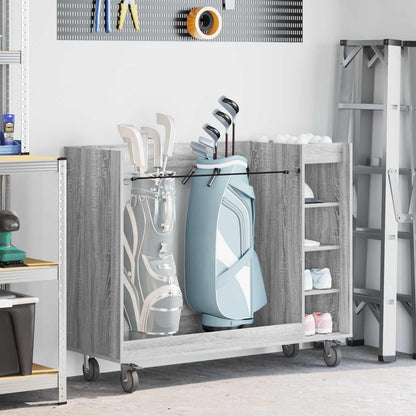 Armadio per Golf con ruota Grigio Sonoma 120 x 45 x 98 cm