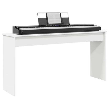 Supporto per Tastiera Bianco 130 x 32 x 64 cm Legno multistrato