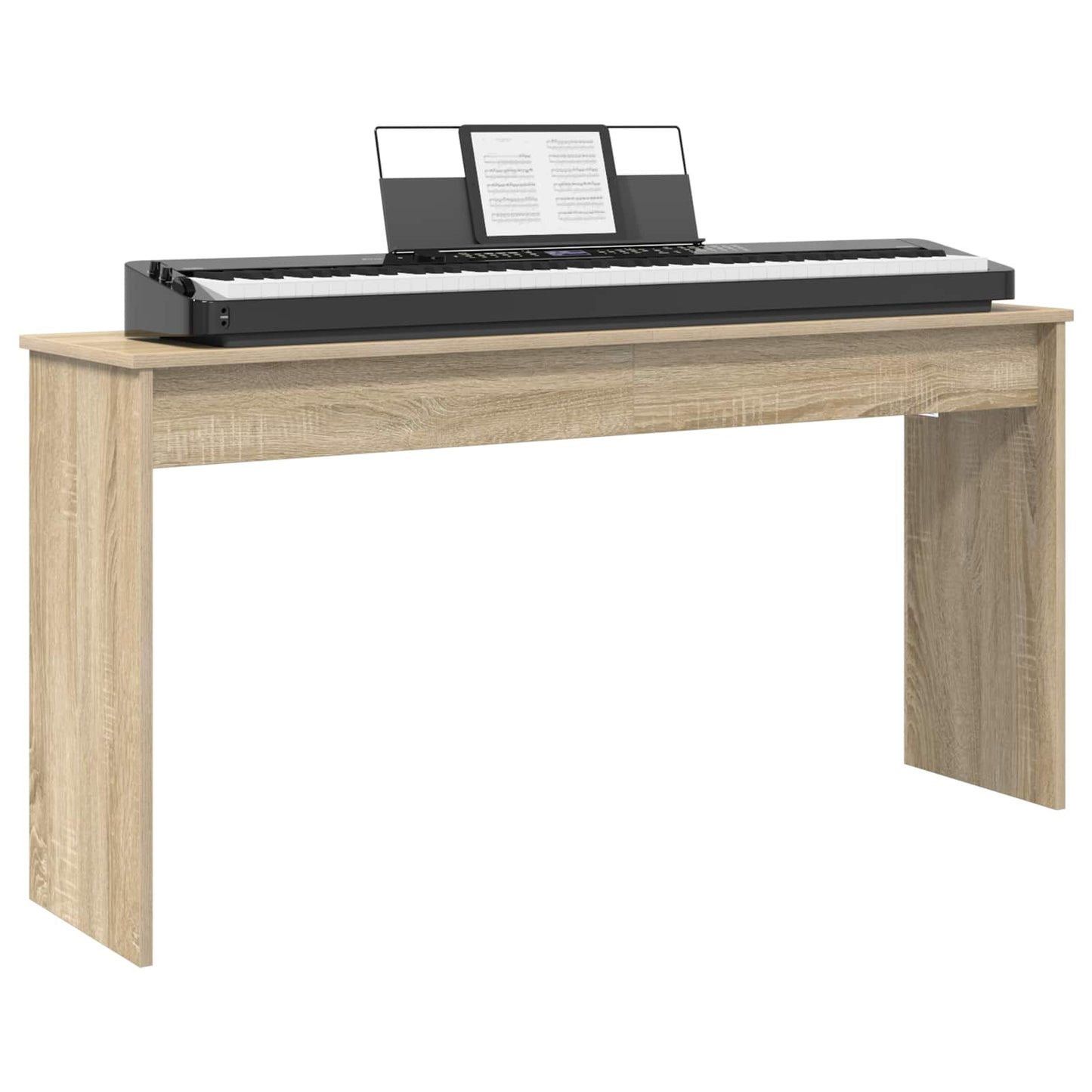 Supporto per Tastiera Rovere Sonoma 130 x 32 x 64 cm
