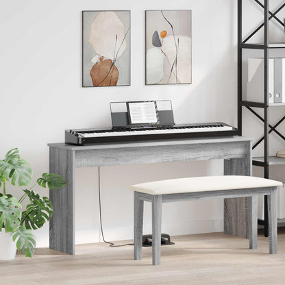 Supporto per Tastiera Grigio Sonoma 130 x 32 x 64 cm
