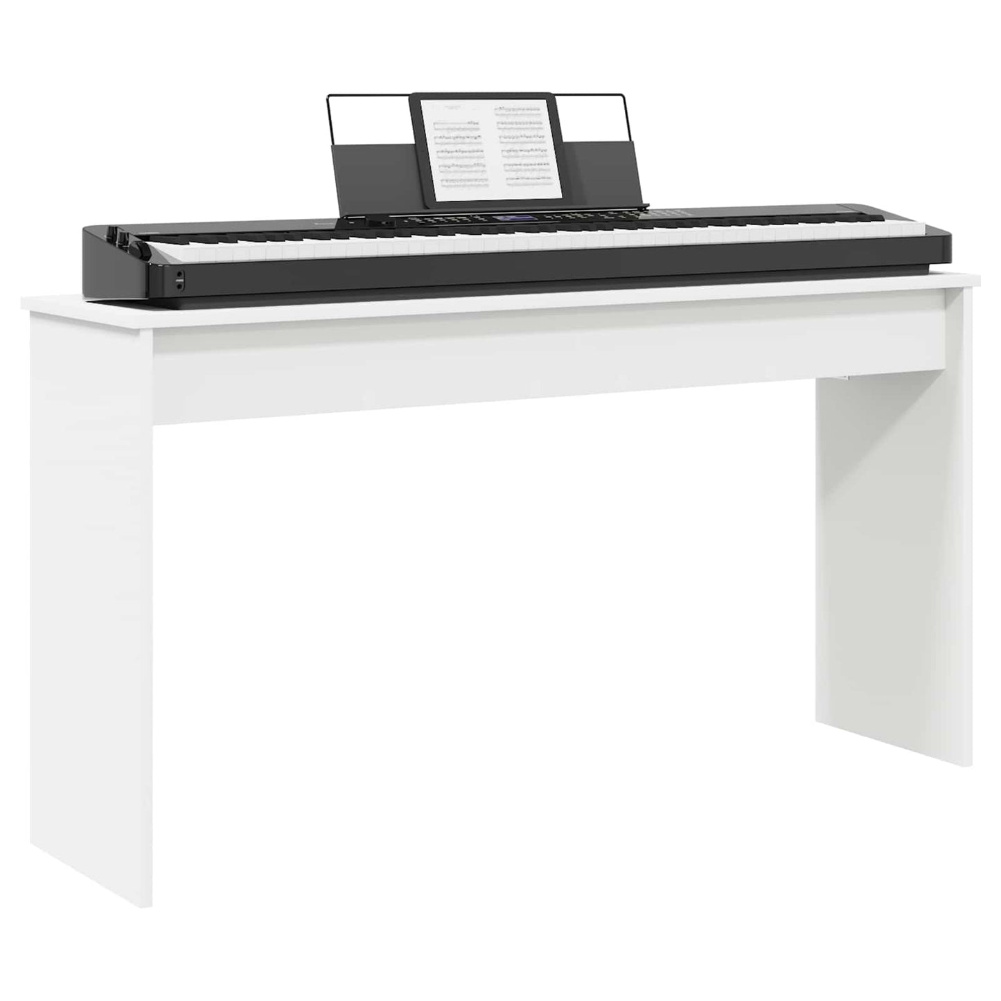 Supporto per Tastiera Bianco 120 x 32 x 64 cm Legno multistrato