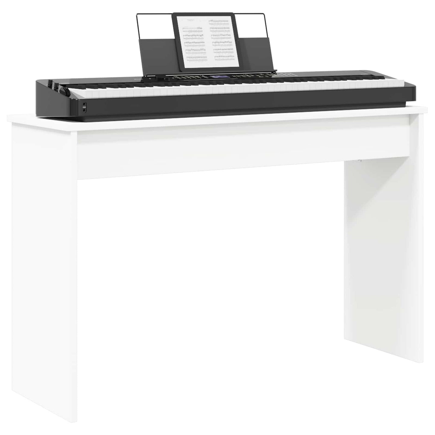 Supporto per Tastiera Bianco 100 x 32 x 64 cm Legno multistrato