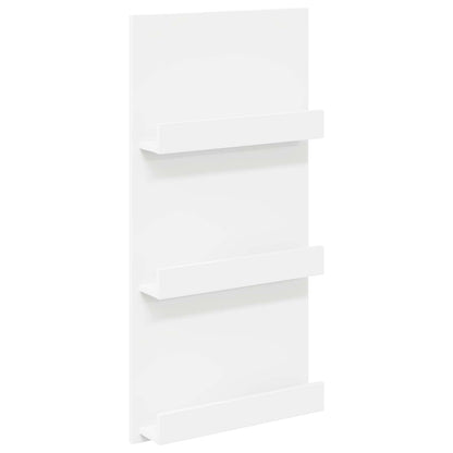 Scaffale per riviste Bianco 51 x 11 x 102 cm Legno multistrato