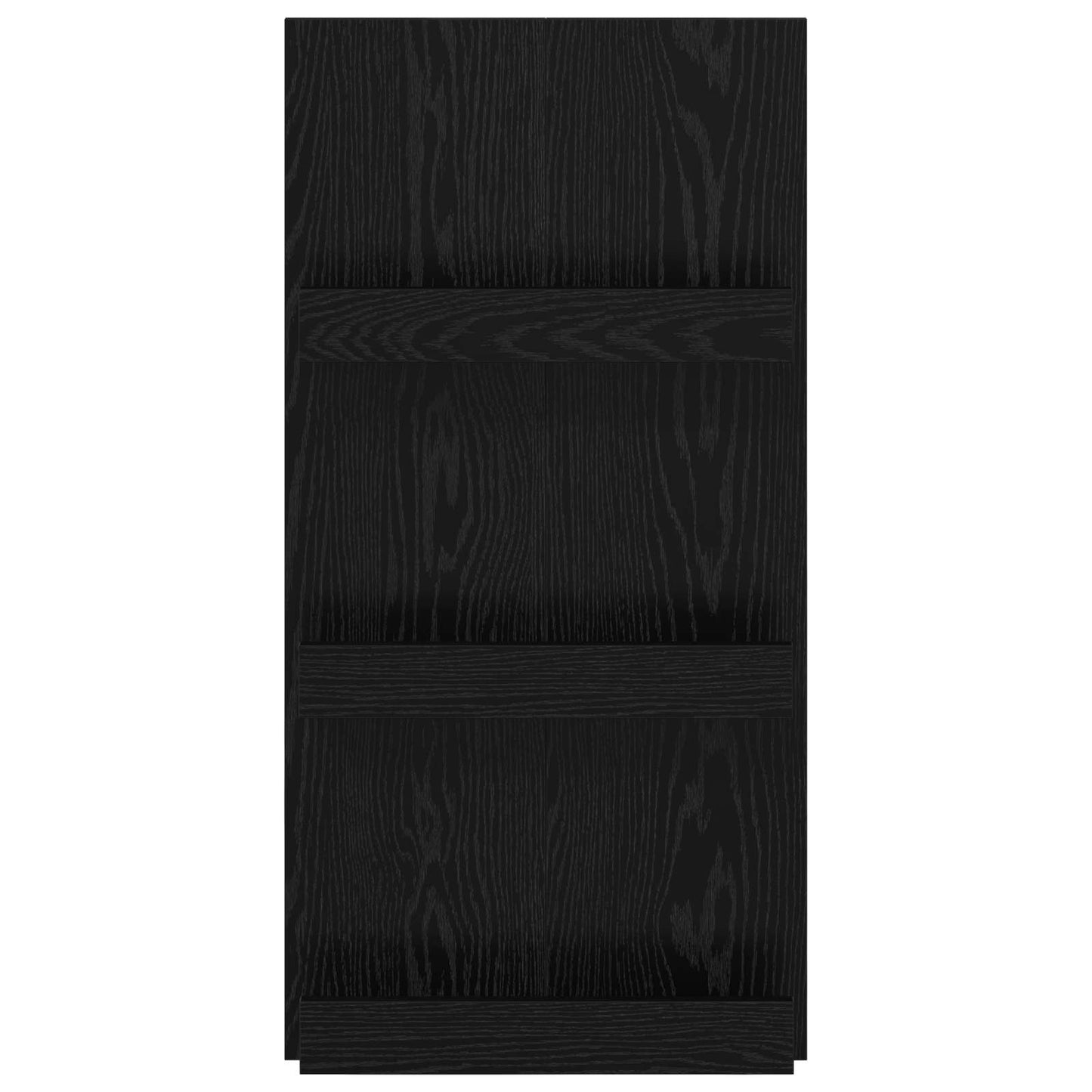 Scaffale per riviste Rovere Nero 51 x 11 x 102 cm