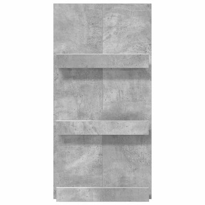 Scaffale per riviste Grigio cemento 51 x 11 x 102 cm
