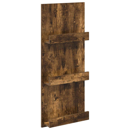 Scaffale per riviste Rovere fumÃ© 43 x 11 x 102 cm