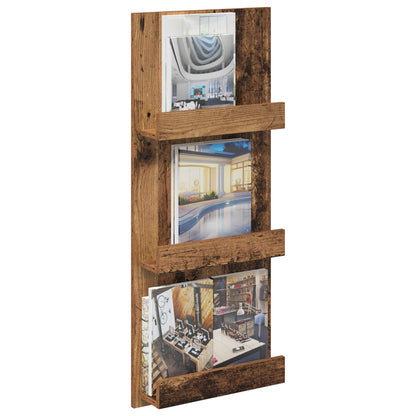 Scaffale per riviste Legno vecchio 43 x 11 x 102 cm