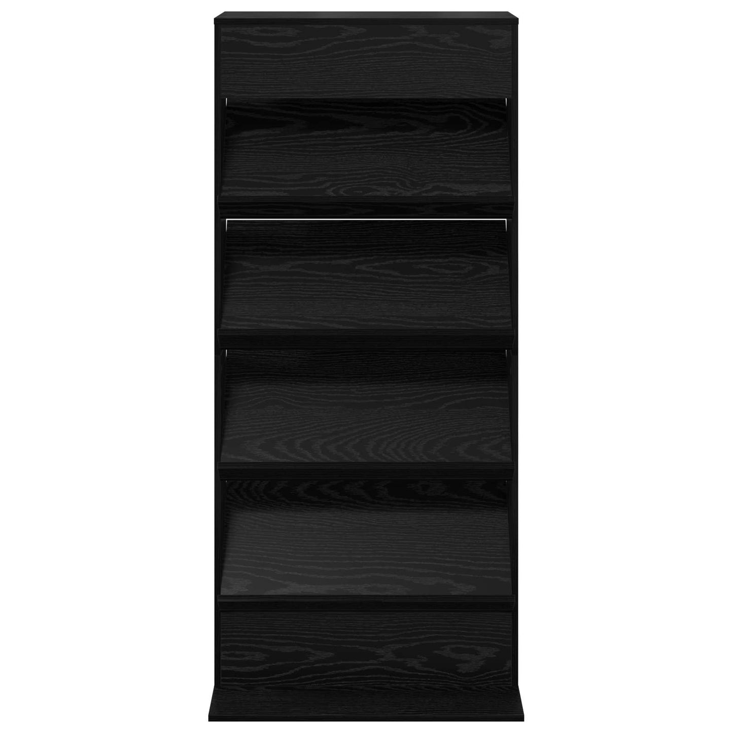 Scaffale per riviste Rovere Nero 70 x 41 x 156 cm