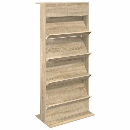 Scaffale per riviste Rovere Sonoma 70 x 41 x 156 cm