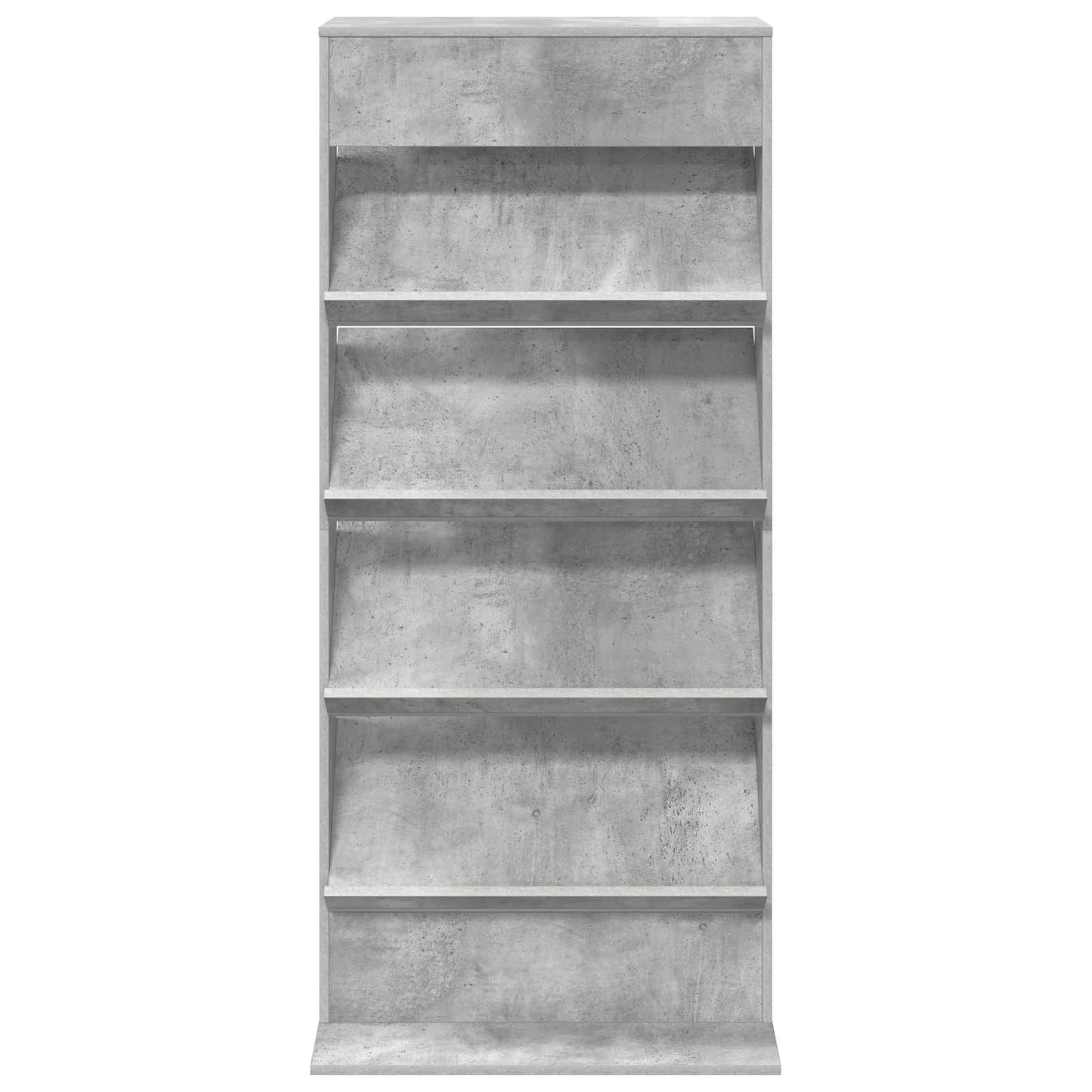 Scaffale per riviste Grigio cemento 70 x 41 x 156 cm
