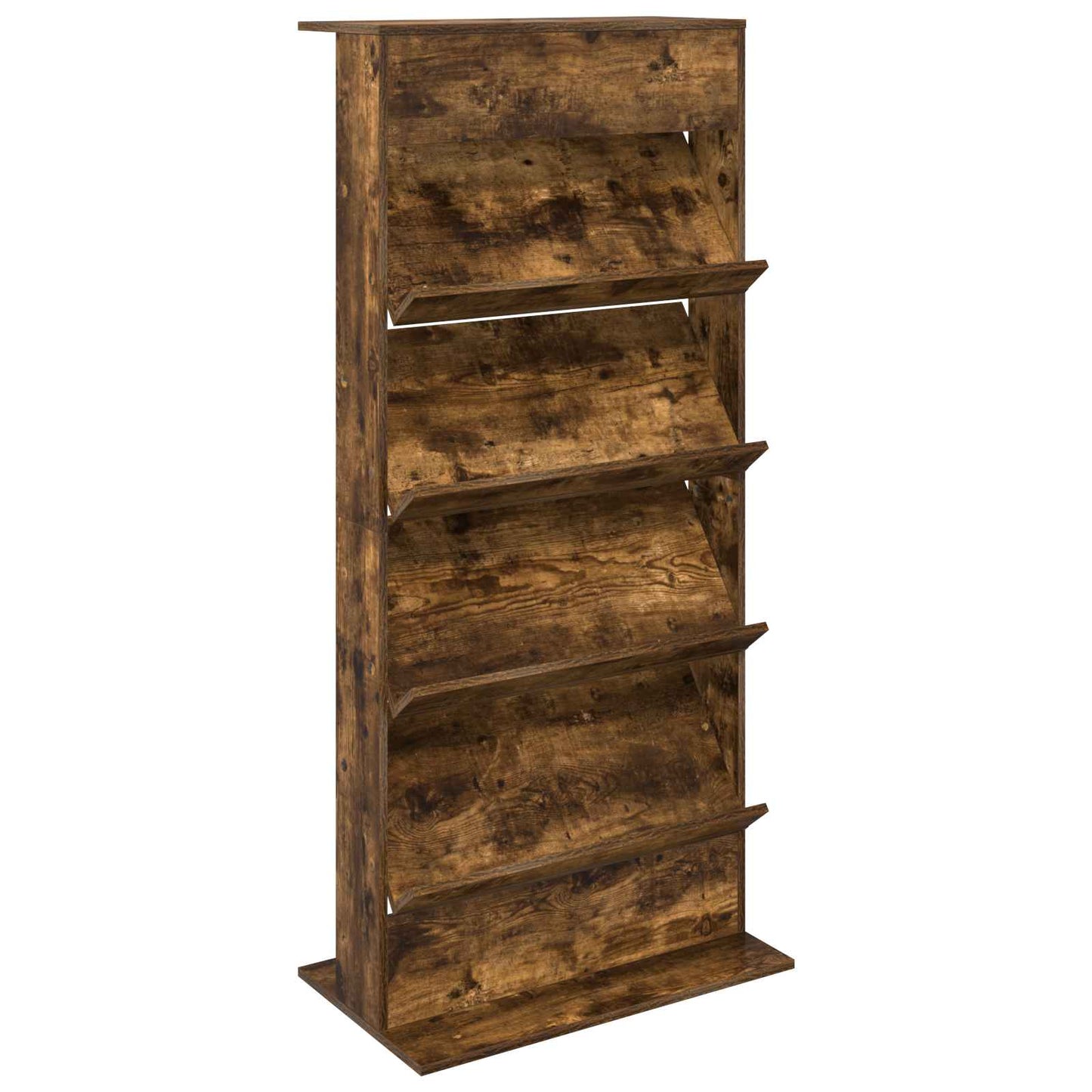 Scaffale per riviste Rovere fumÃ© 70 x 41 x 156 cm