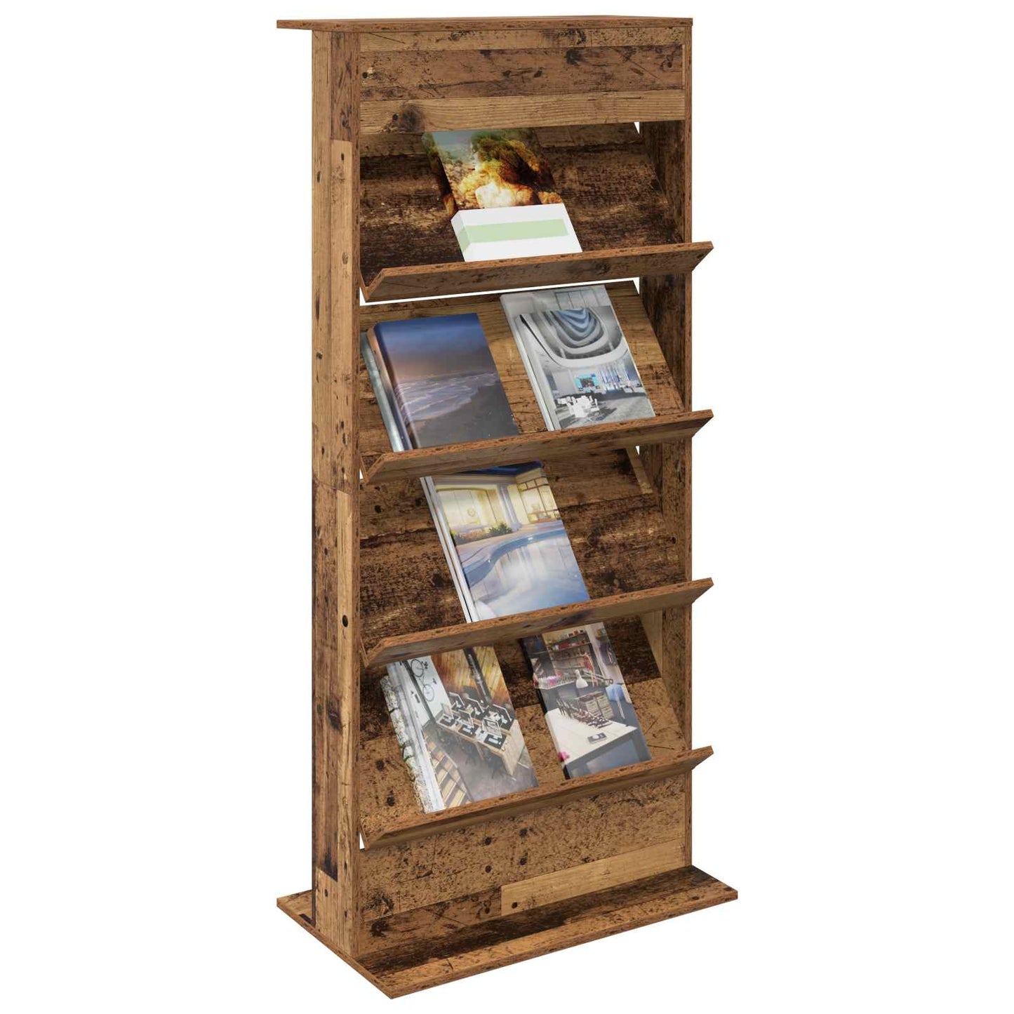 Scaffale per riviste Legno vecchio 70 x 41 x 156 cm