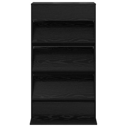 Scaffale per riviste Rovere Nero 70 x 41 x 126 cm