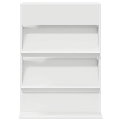 Scaffale per riviste Bianco 70 x 41 x 96 cm Legno multistrato