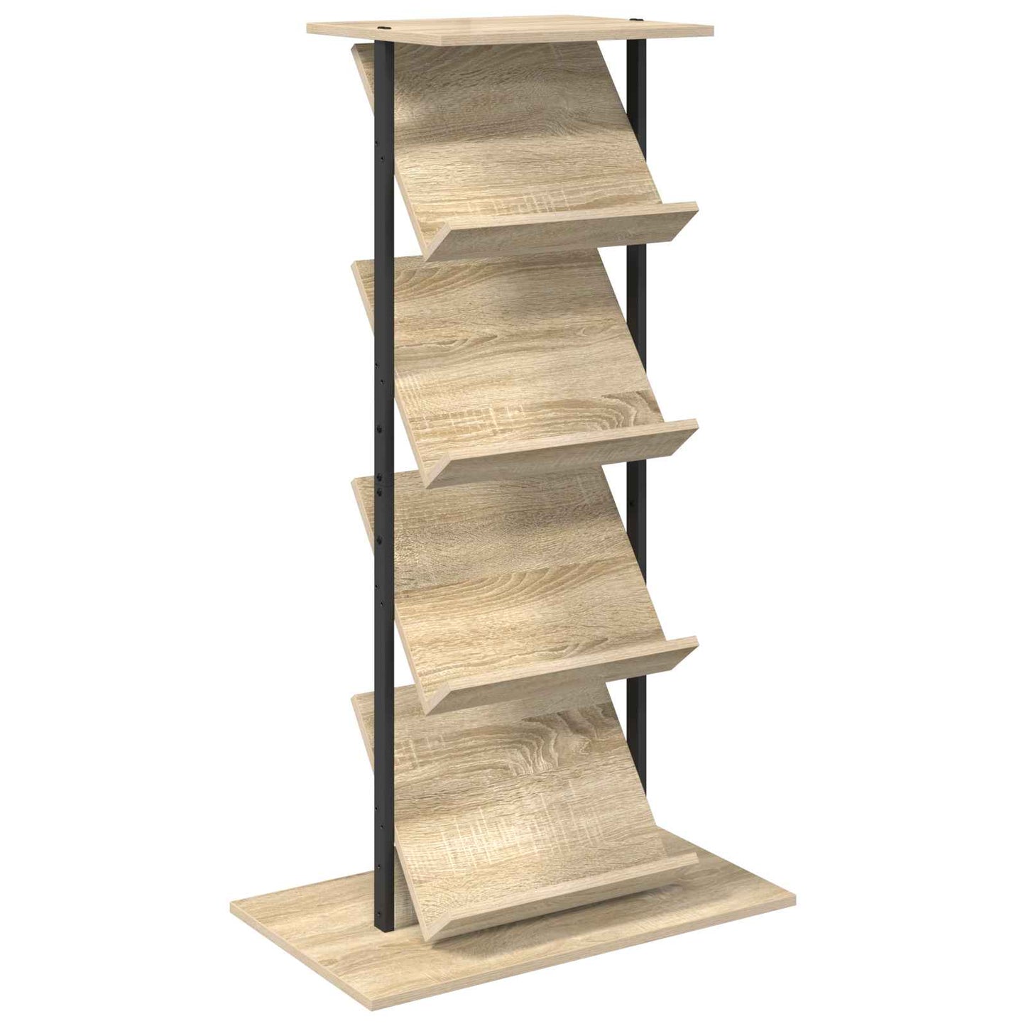 Scaffale per riviste Rovere Sonoma 68 x 40 x 123.5 cm